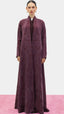 Floral Aura in Plum